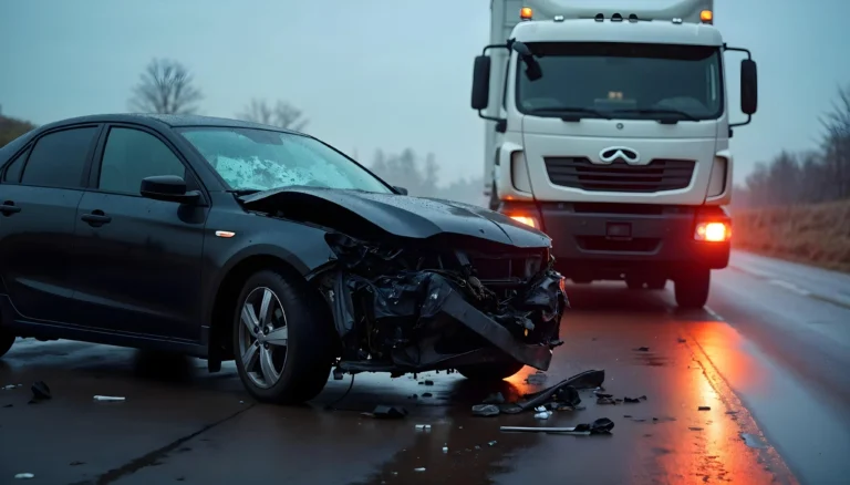 delivery truck accident