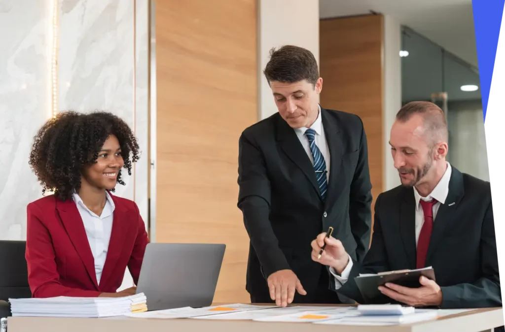 people in a meeting