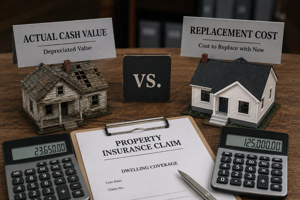 Actual Cash Value vs. Replacement Cost in Colorado Property Claims