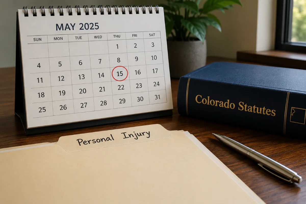 Colorado Personal Injury Statute of Limitations: Deadlines by Claim Type