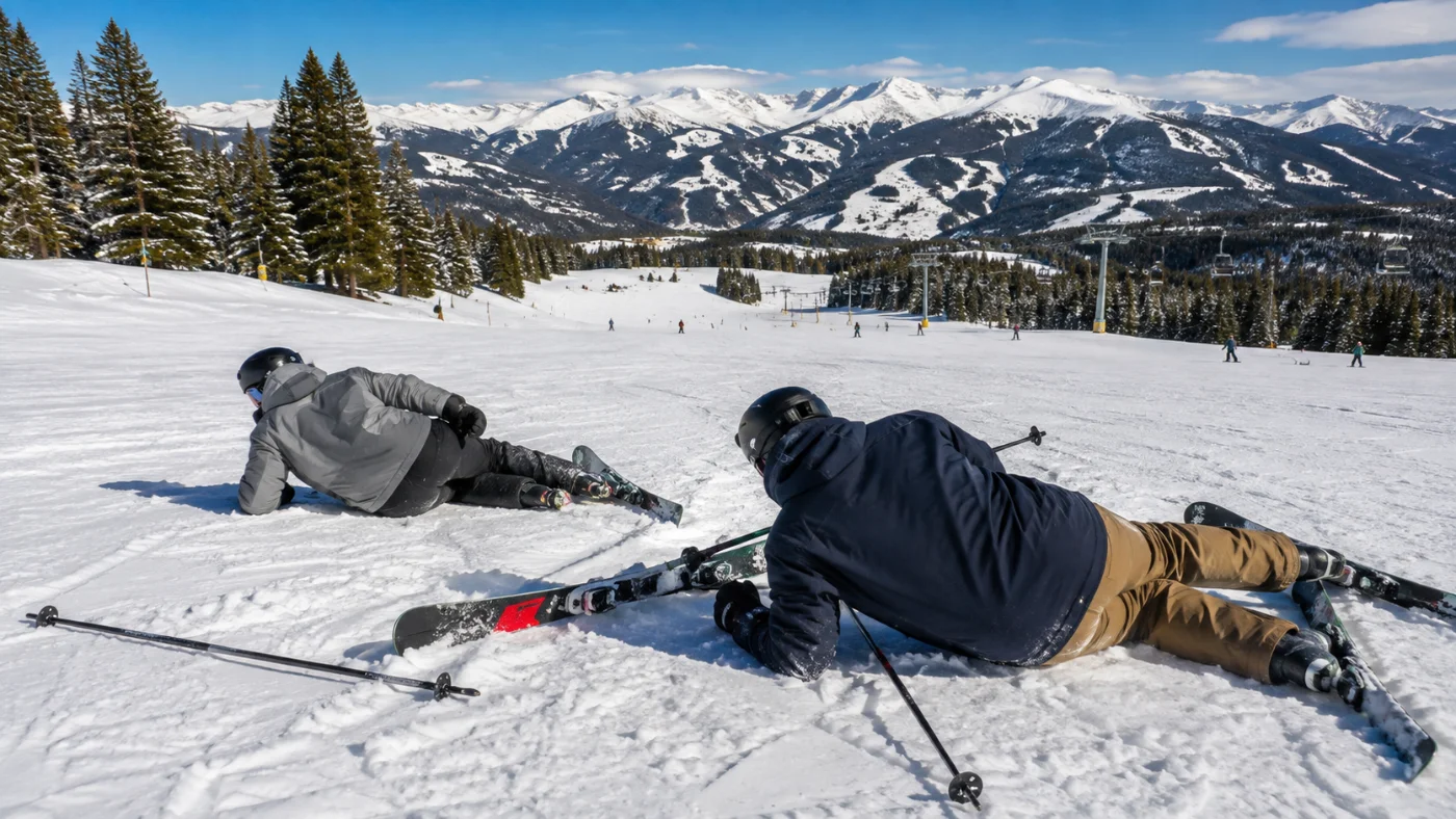 Two skiers down on a Colorado run after a collision